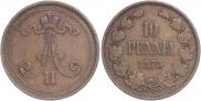 10 pennia 1875 year