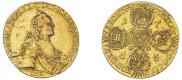 10 roubles 1765 year