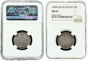 25 kopecks 1880 year