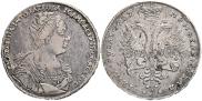 1 рубль 1727 года