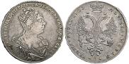1 рубль 1727 года