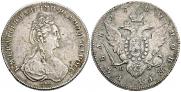 1 rouble 1780 year