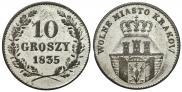 10 groszy 1835 year