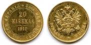 20 markkaa 1910 year