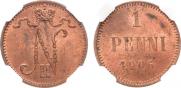 1 penni 1906 year