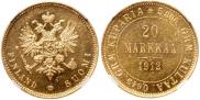 20 markkaa 1912 year