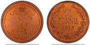 10 pennia 1898 year