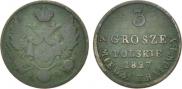 3 grosze 1827 year