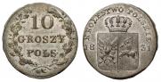 10 groszy 1831 year