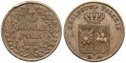 3 grosze 1831 year