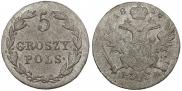 5 groszy 1818 year