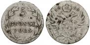 5 groszy 1818 year