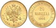 20 markkaa 1904 year