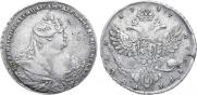 1 рубль 1737 года