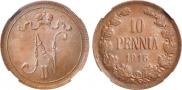 10 pennia 1916 year