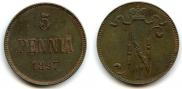 5 pennia 1897 year