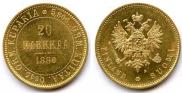 20 markkaa 1880 year