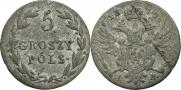 5 groszy 1819 year