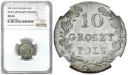 10 groszy 1831 year
