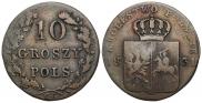 10 groszy 1831 year