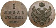 1 grosz 1831 year
