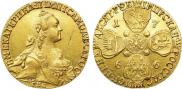 10 roubles 1766 year