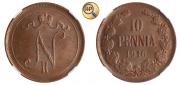 10 pennia 1916 year