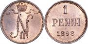 1 penni 1898 year