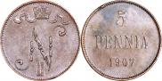 5 пенни 1907 года
