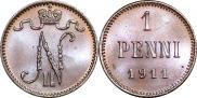 1 penni 1911 year