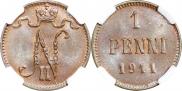 1 penni 1911 year