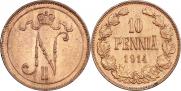 10 pennia 1914 year