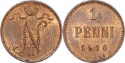 1 penni 1916 year