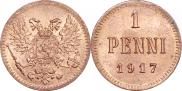 1 пенни 1917 года
