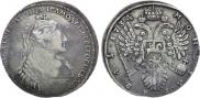 1 rouble 1734 year