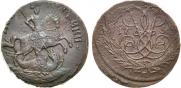 2 kopecks 1758 year