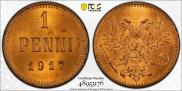 1 penni 1917 year