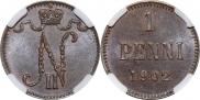 1 penni 1902 year