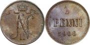 1 penni 1906 year