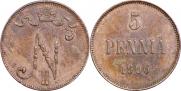 5 pennia 1906 year