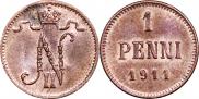 1 penni 1911 year