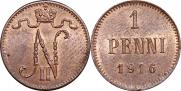 1 penni 1916 year