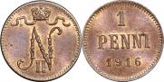 1 penni 1916 year