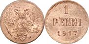 1 penni 1917 year