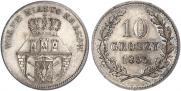 10 groszy 1835 year