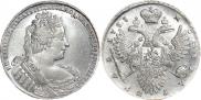 1 rouble 1733 year