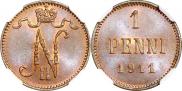 1 penni 1911 year