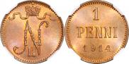 1 penni 1914 year