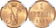 1 penni 1914 year