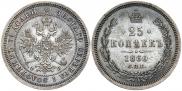 25 kopecks 1860 year
